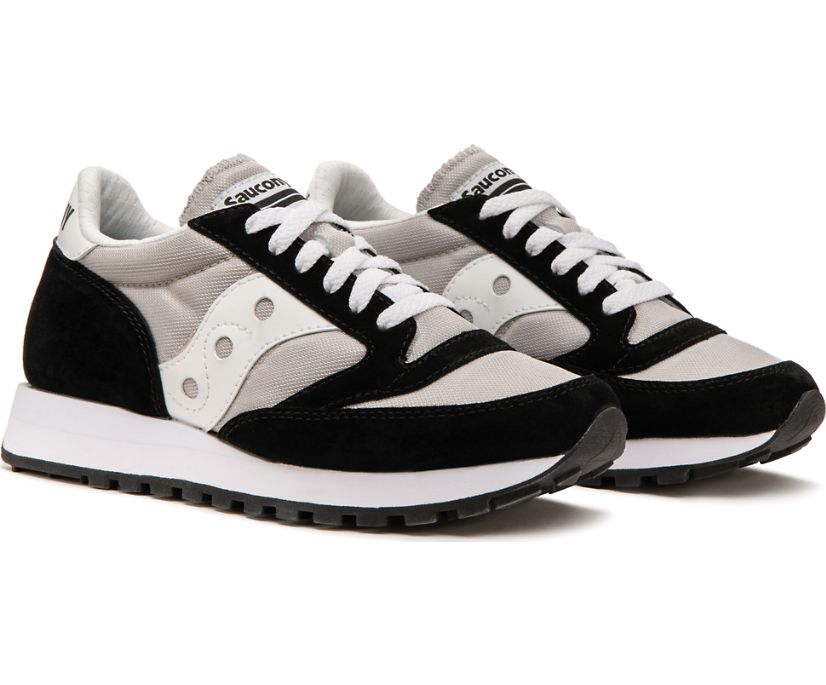 Women's Saucony Jazz 81 Originals Black / Grey / White | Singapore 037AHKP